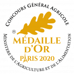 medaille d'or Concours Général Agricole 2020