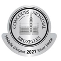 Médaille d'argent Concours Mondial de Bruxelles 2021
