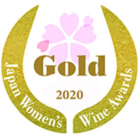 Gold medal Japan Women's Wine Awards 2020