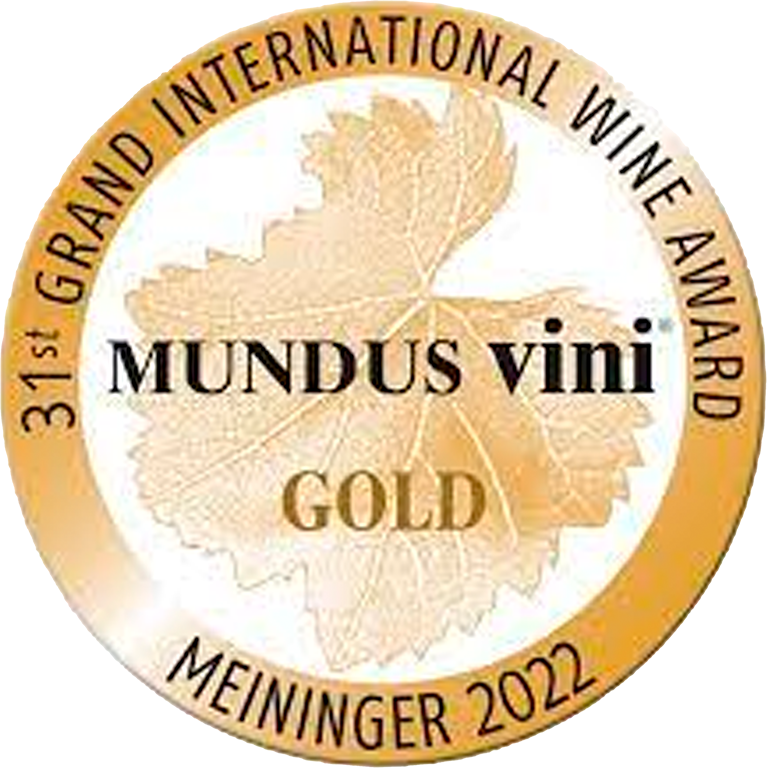 medaille d'or concours Mundus Vini 2022